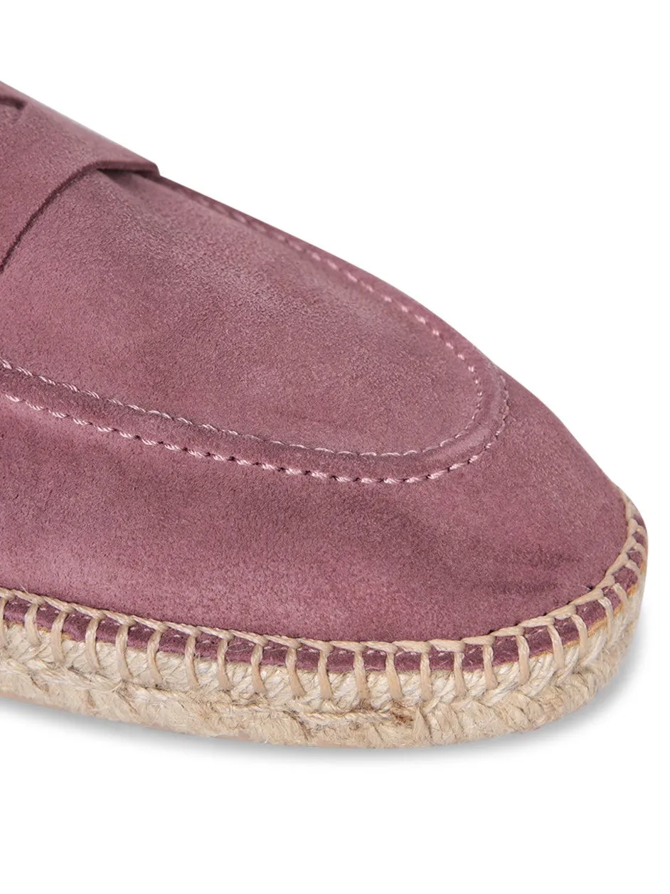 Farah suede pink espadrilles