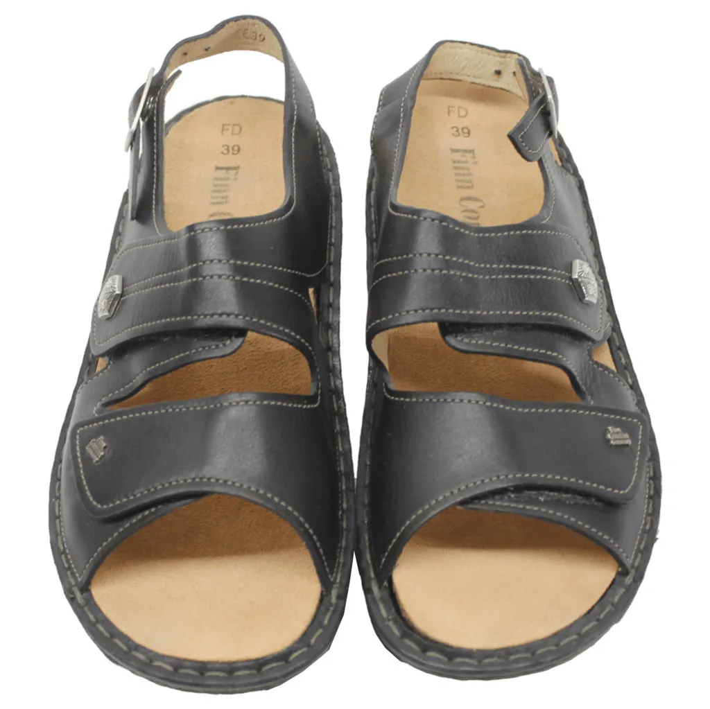 Finn Comfort 2560 Milos Nappaseda Black Womens Sandals - UK 6