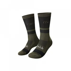 Fizik Off-road Cycling Socks - Green/Black - Medium