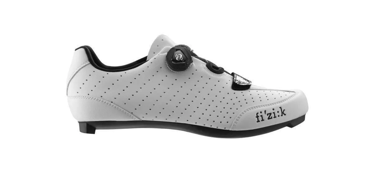 Fizik R3 Uomo BOA Road Cycling Shoes - White/Black