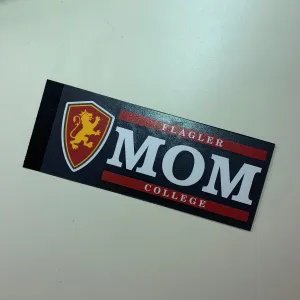 Flagler Mom Shield Bar Decal