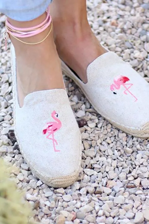 Flamingo Slipper Espadrilles