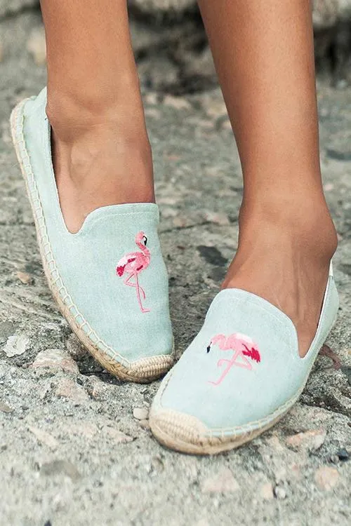 Flamingo Slipper Espadrilles