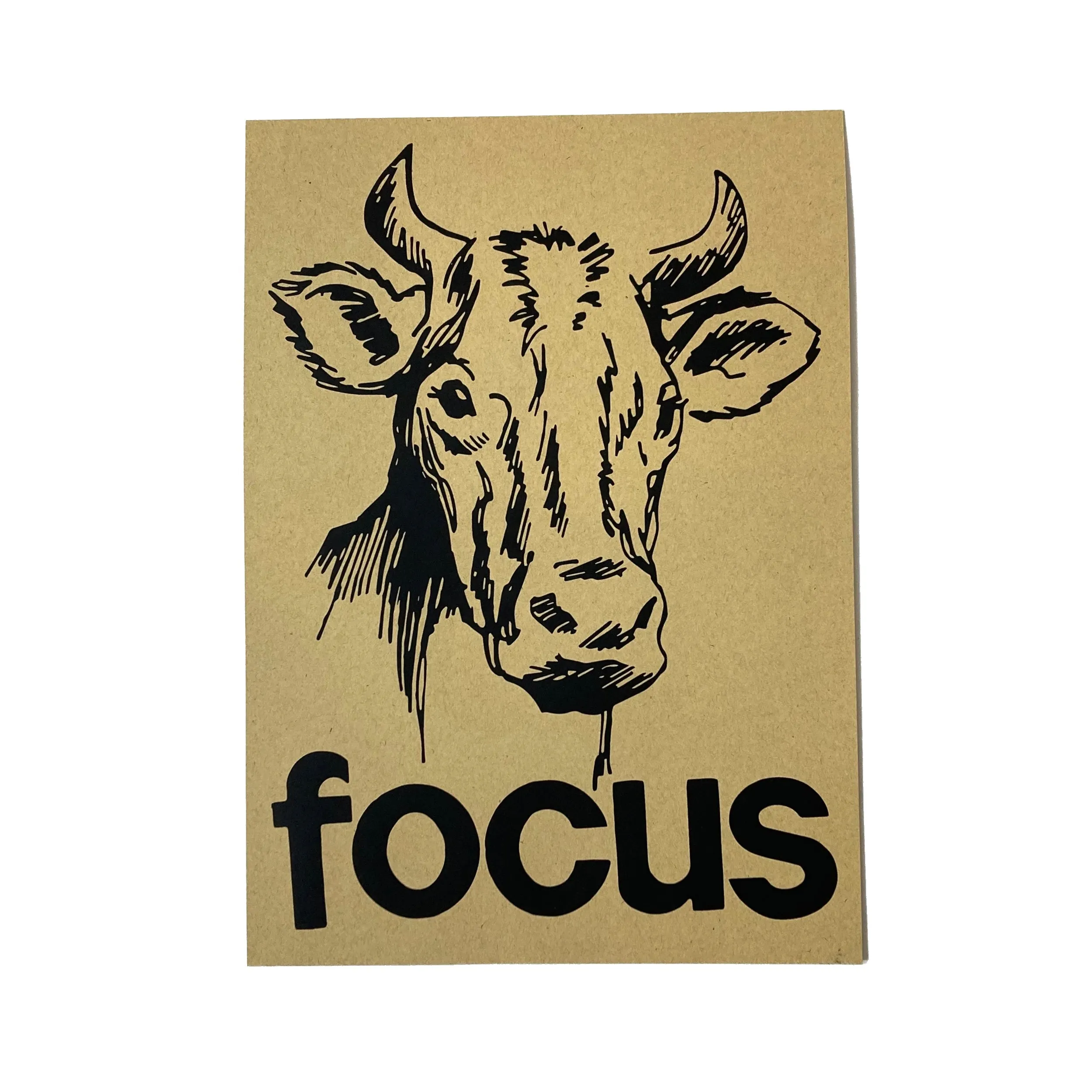 Focus Cow Print