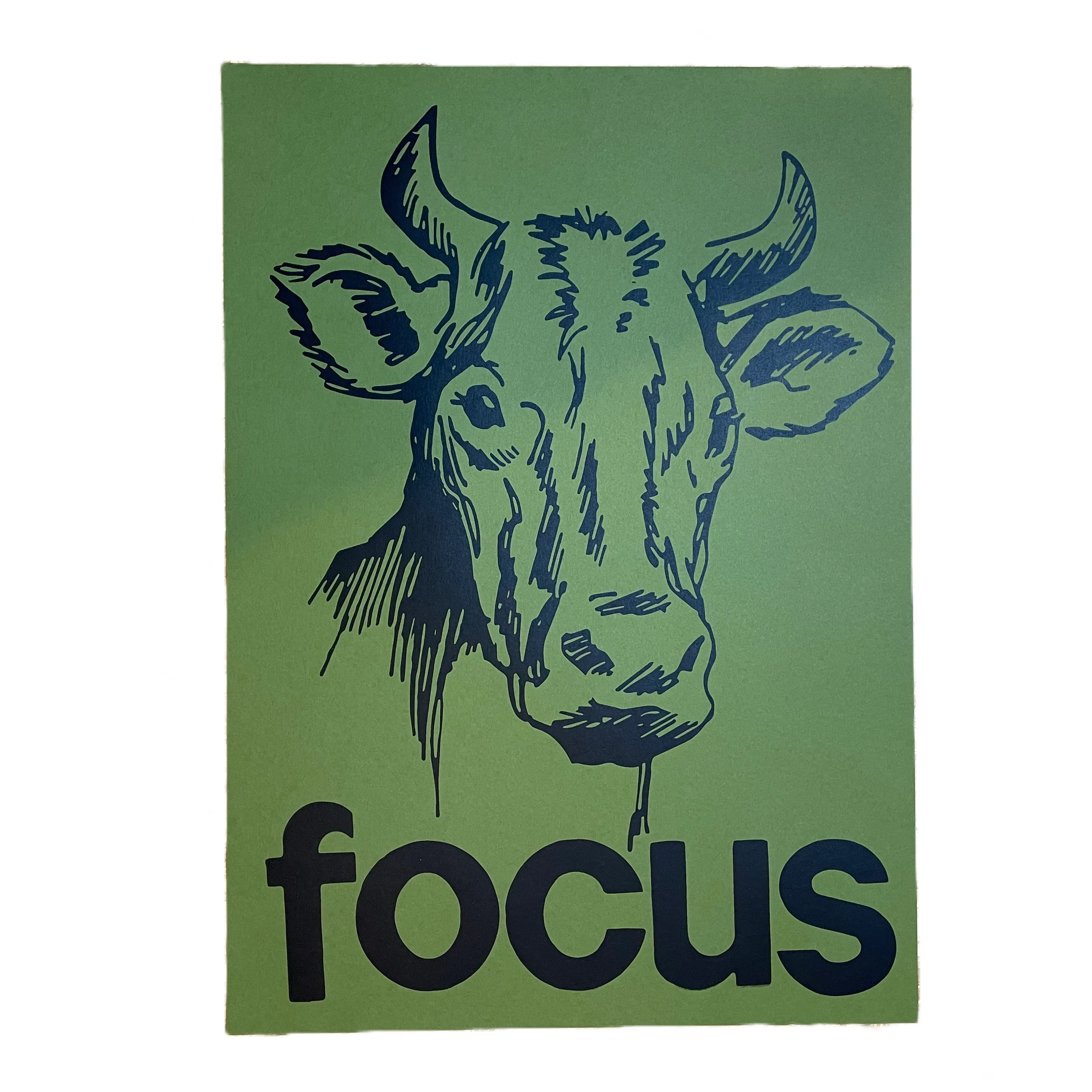 Focus Cow Print