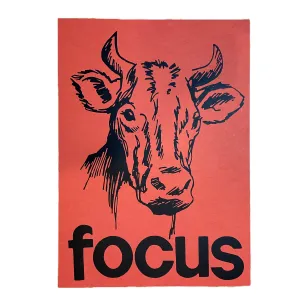 Focus Cow Print