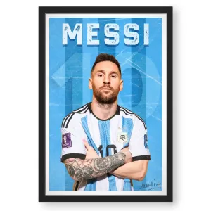 Footballer Messi Artwork