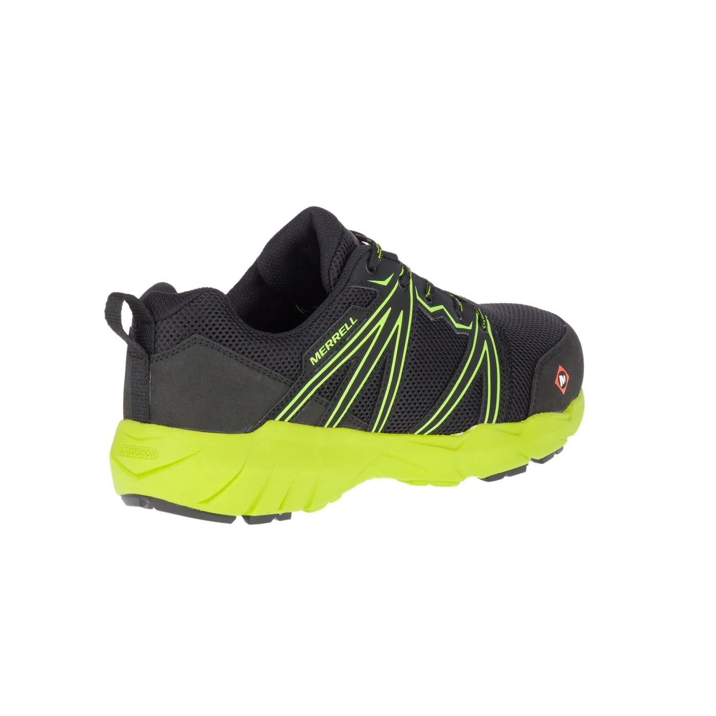 Fullbench Superlite Men's Alloy-Toe Work Shoes Black/Lime