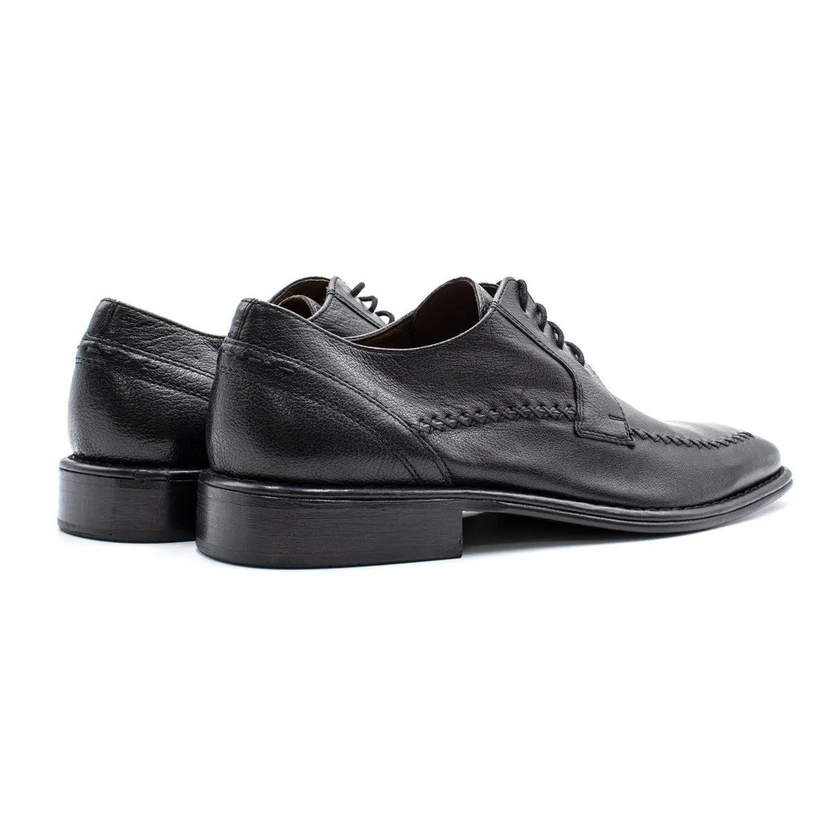 Gabor Square Toe Formal Lace Ups Leather Black Colour For Men