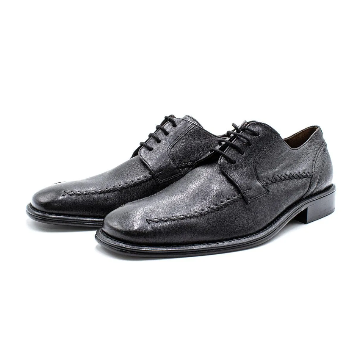 Gabor Square Toe Formal Lace Ups Leather Black Colour For Men