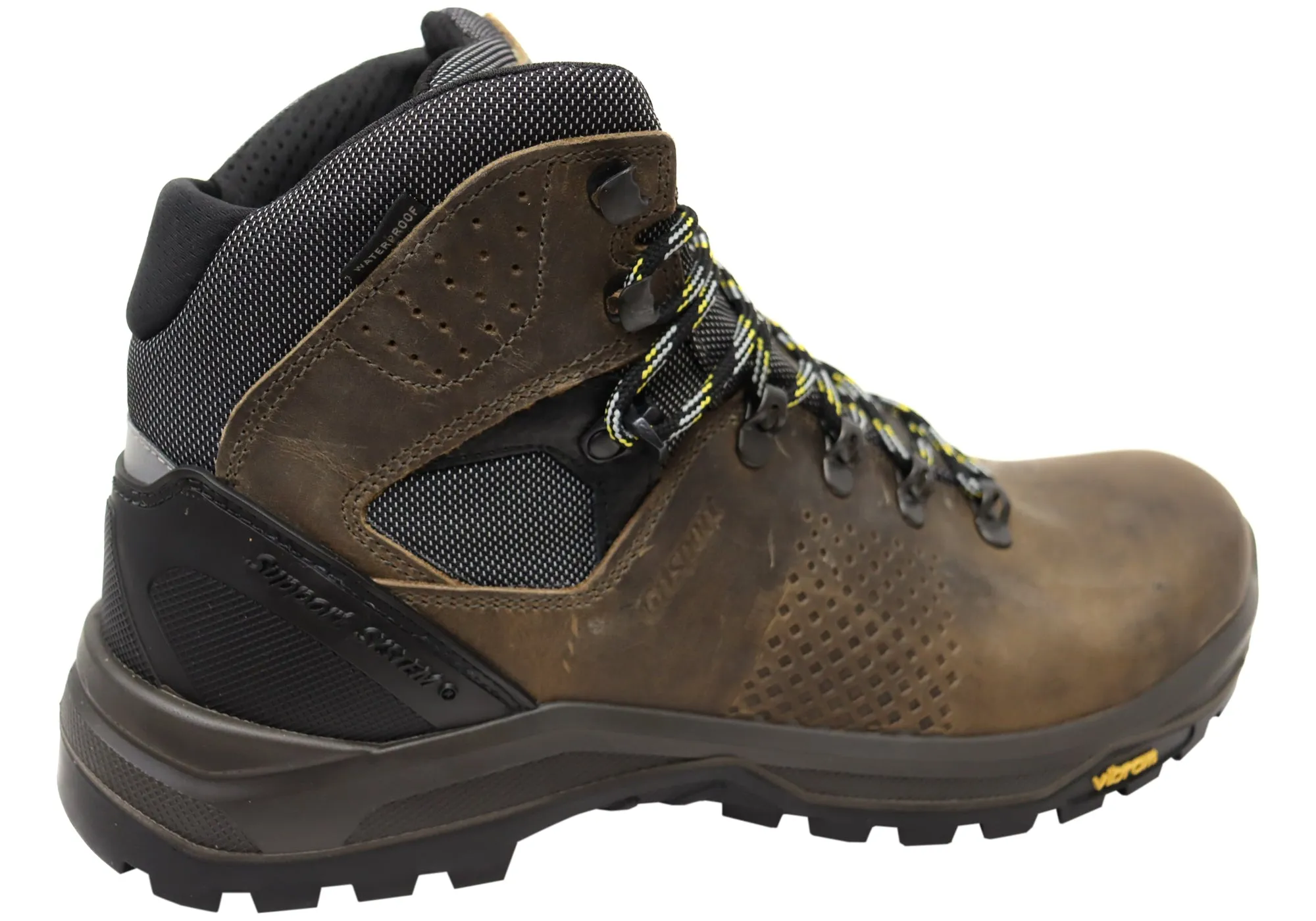 Grisport Mens Pinnacle Mid Hiking Waterproof Boots Made In Italy