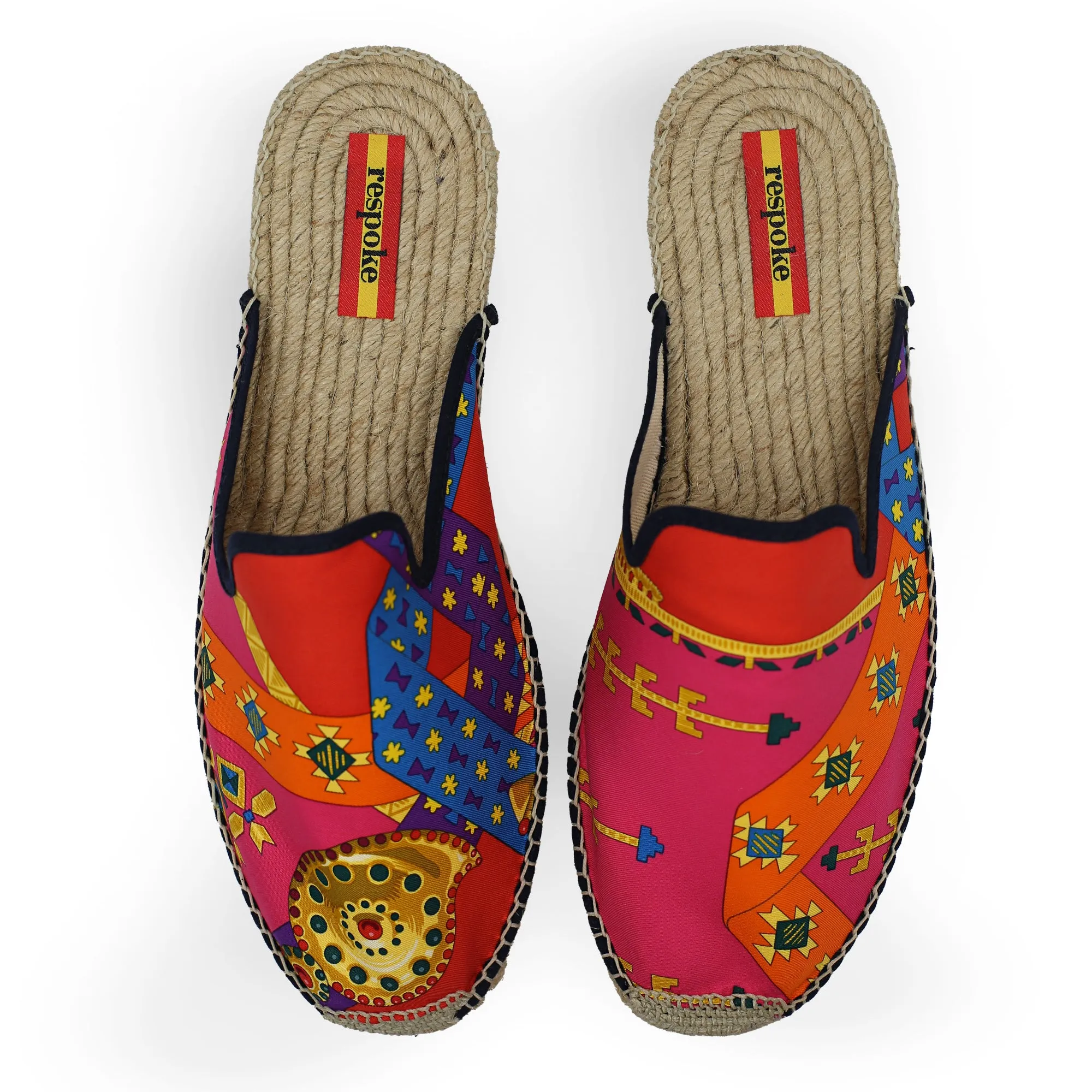 JOSÉ ANTONIO Red Mule Espadrilles