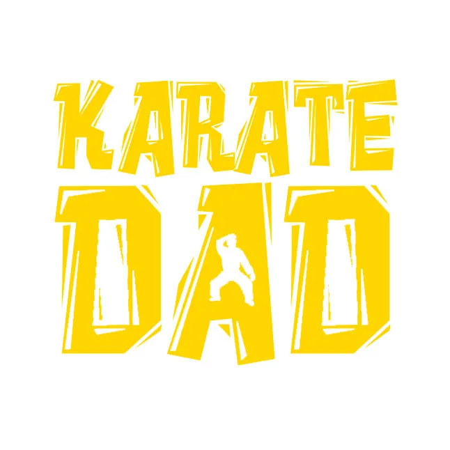 Karate Dad (Yellow Lettering) - Other Garment