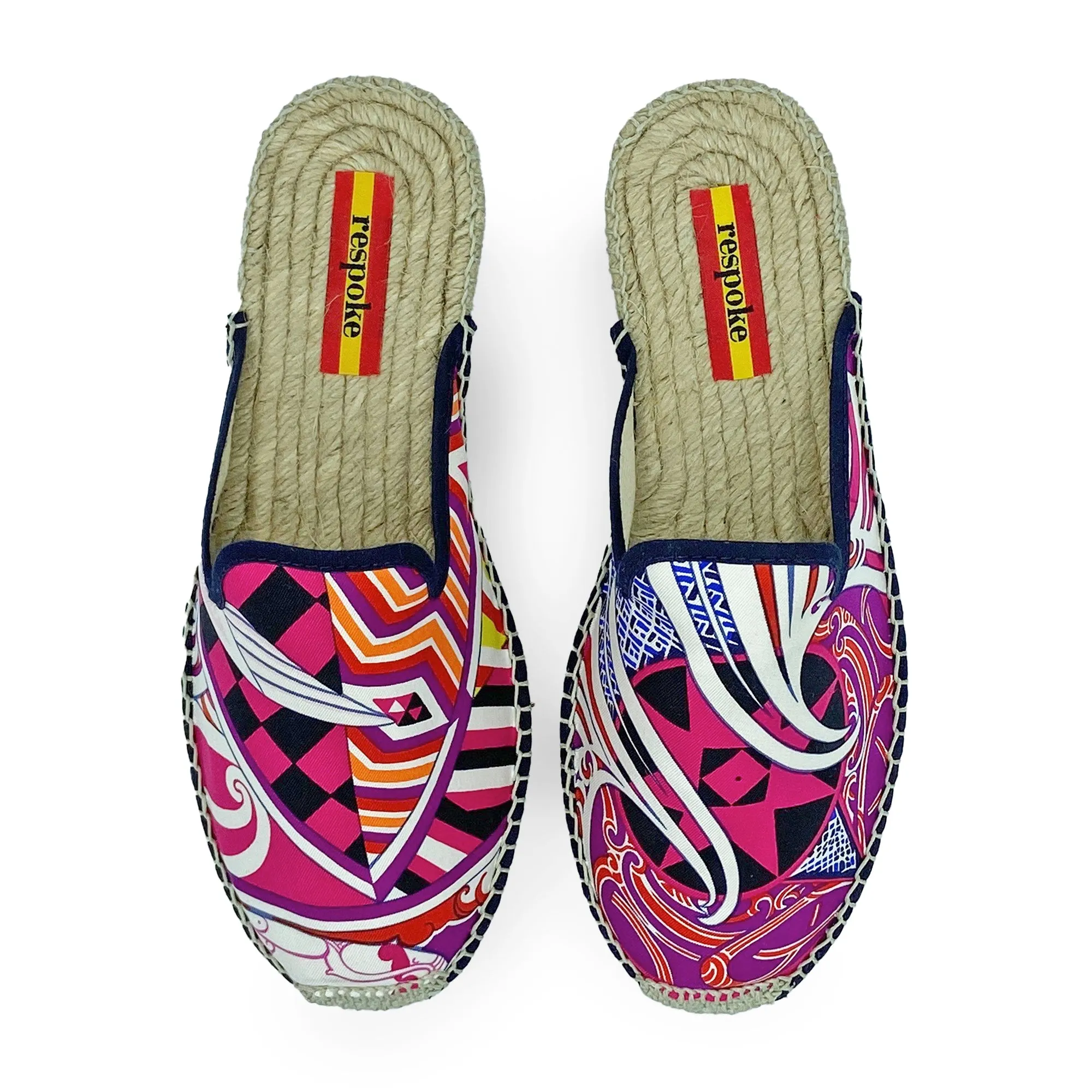 KAWA Fuchsia Mule Espadrilles