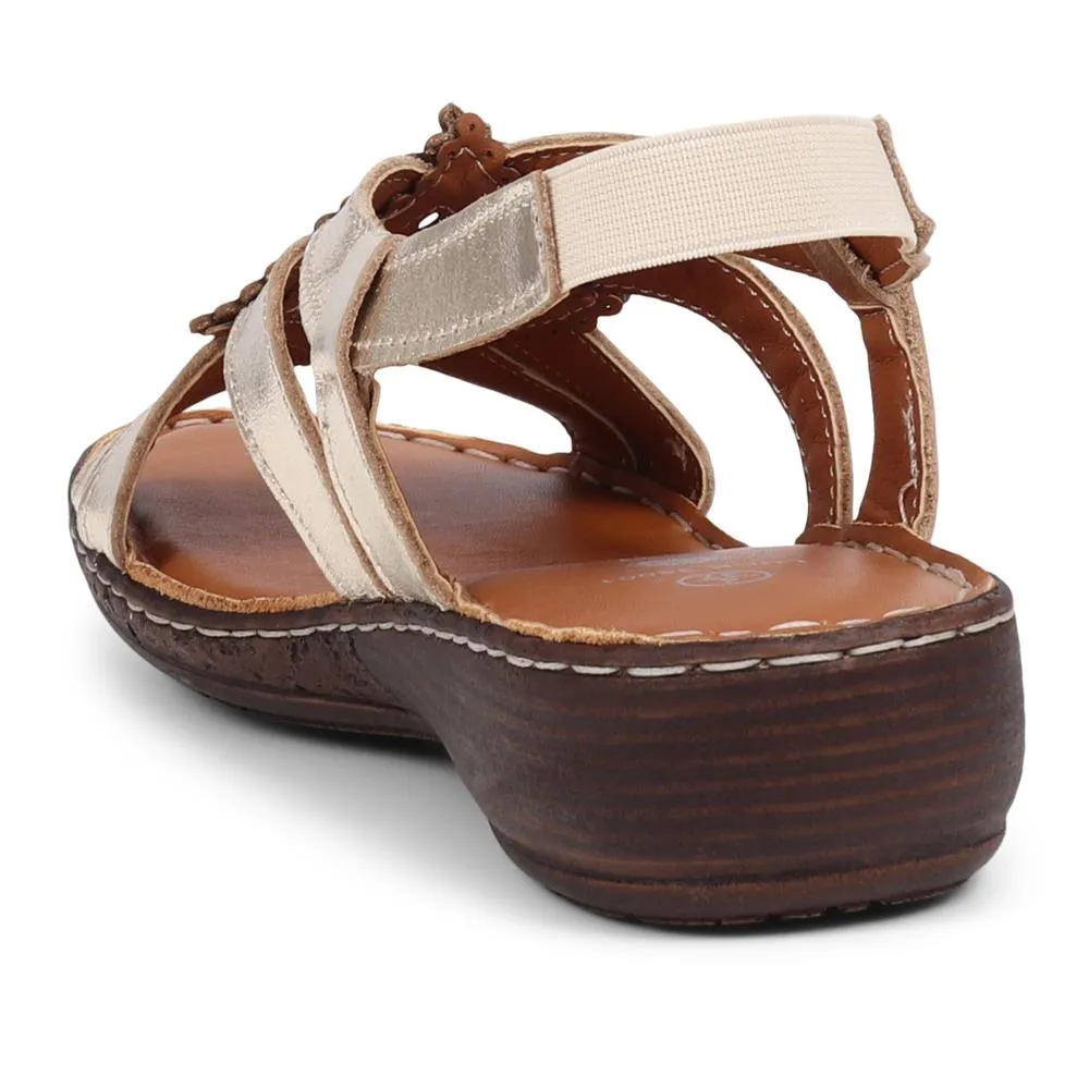 Leather Slingback Sandals - LUCK35001 / 321 605