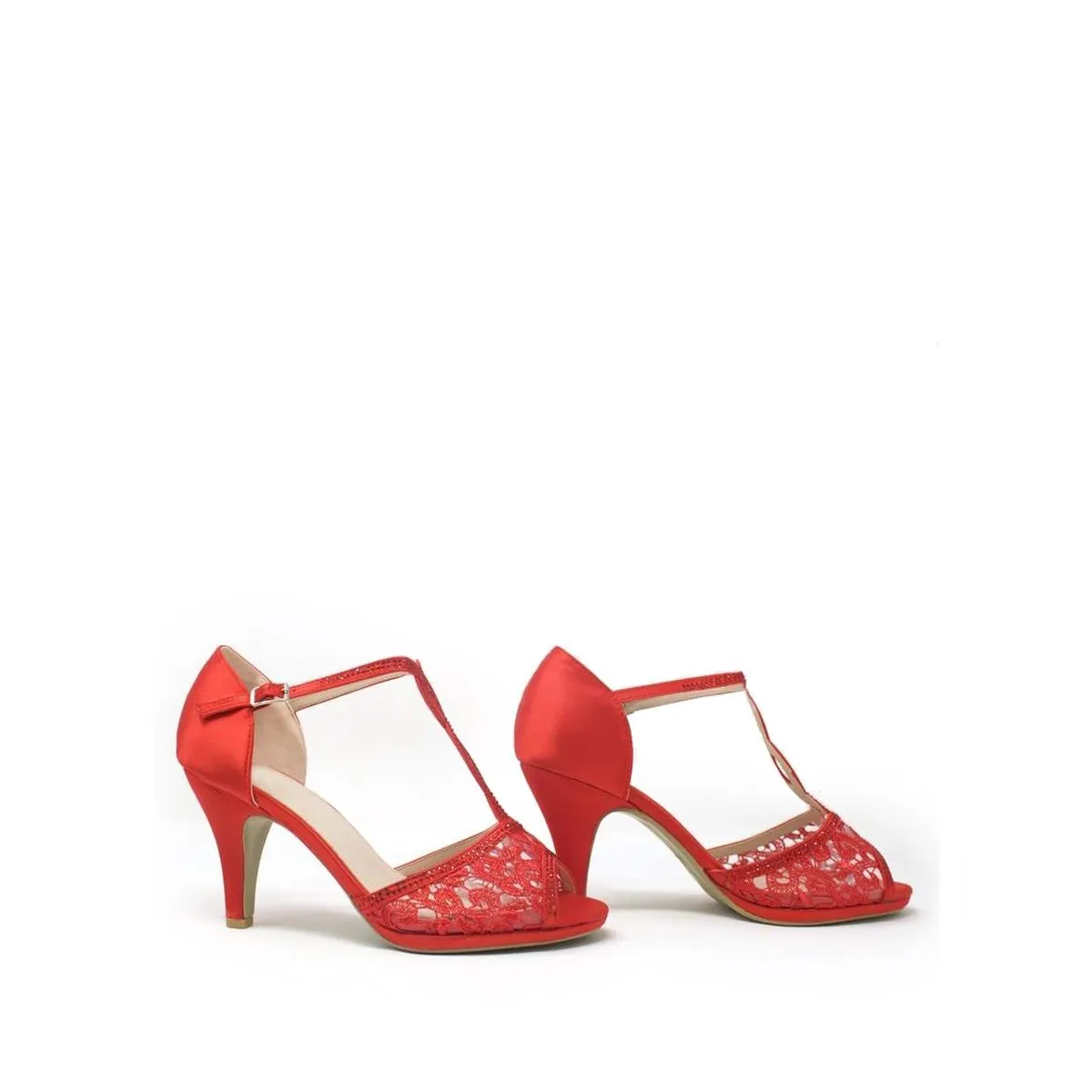 Letty T-Bar Twist Peep Toe Sandal