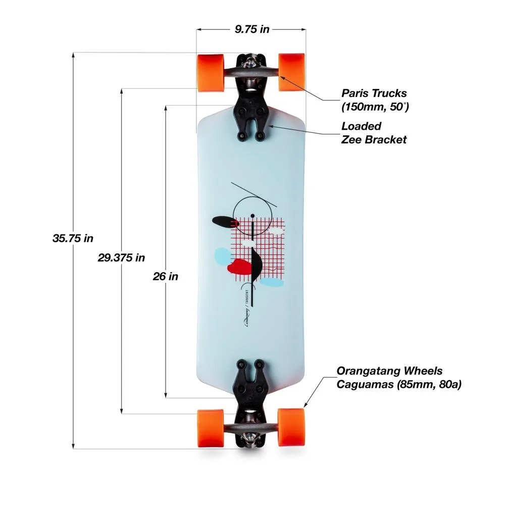 Loaded Tangent 35" Drop Through Longboard