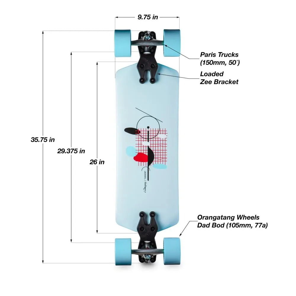 Loaded Tangent 35" Drop Through Longboard