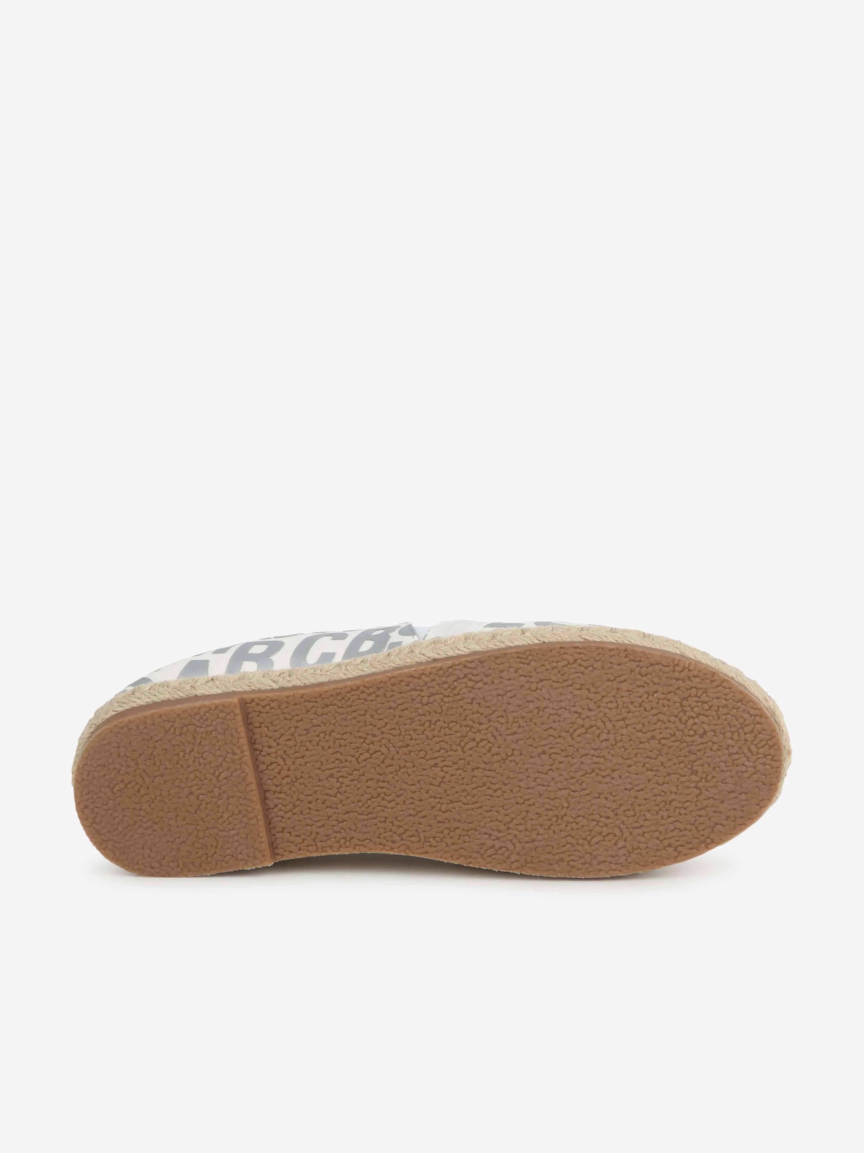 MARC JACOBS Girls Logo Espadrilles in Ivory