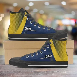 Marquette DAD Basketball Fans Canvas High Top Shoes