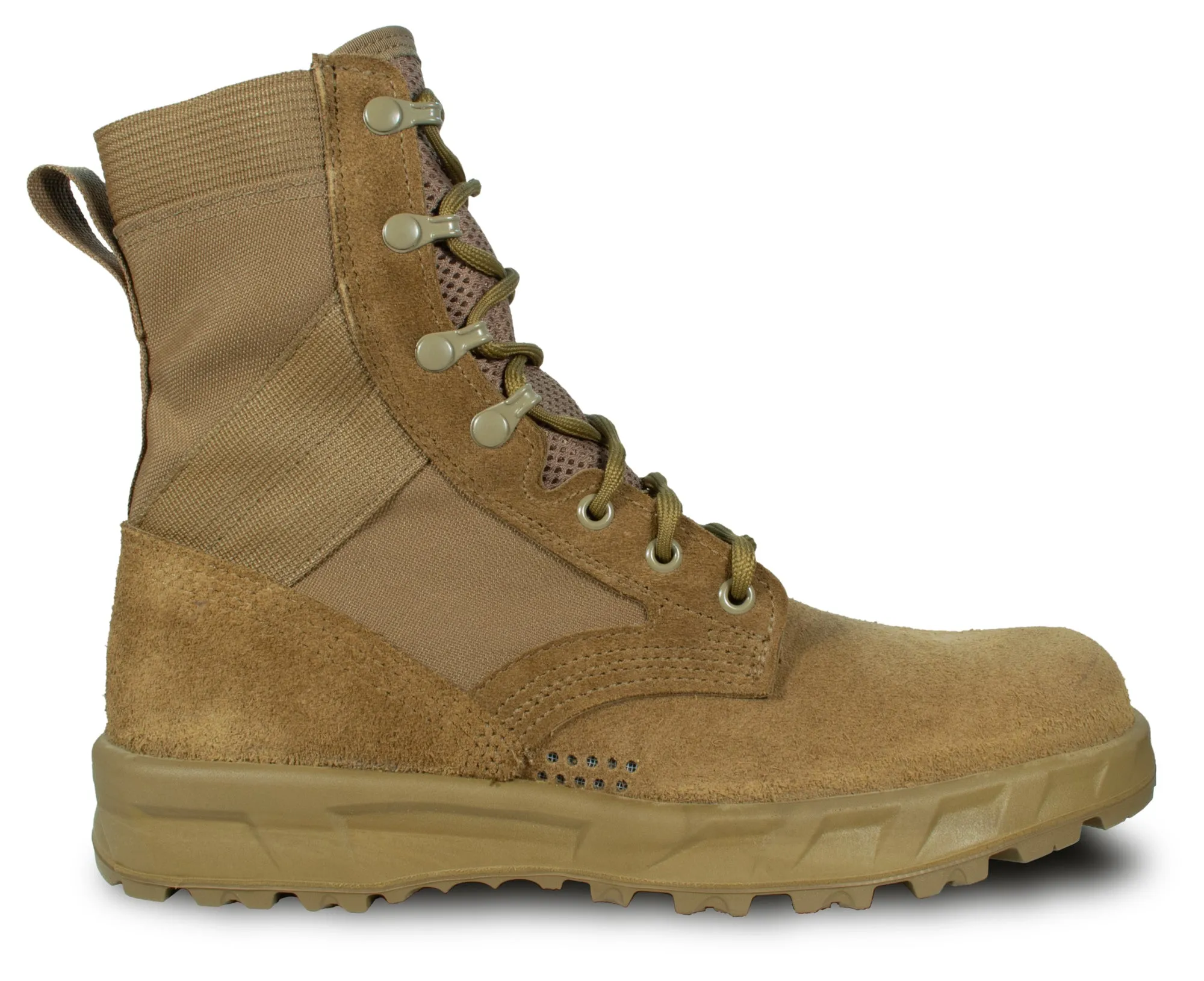 McRae Mens Coyote Leather/Nylon USA Military Combat Boots