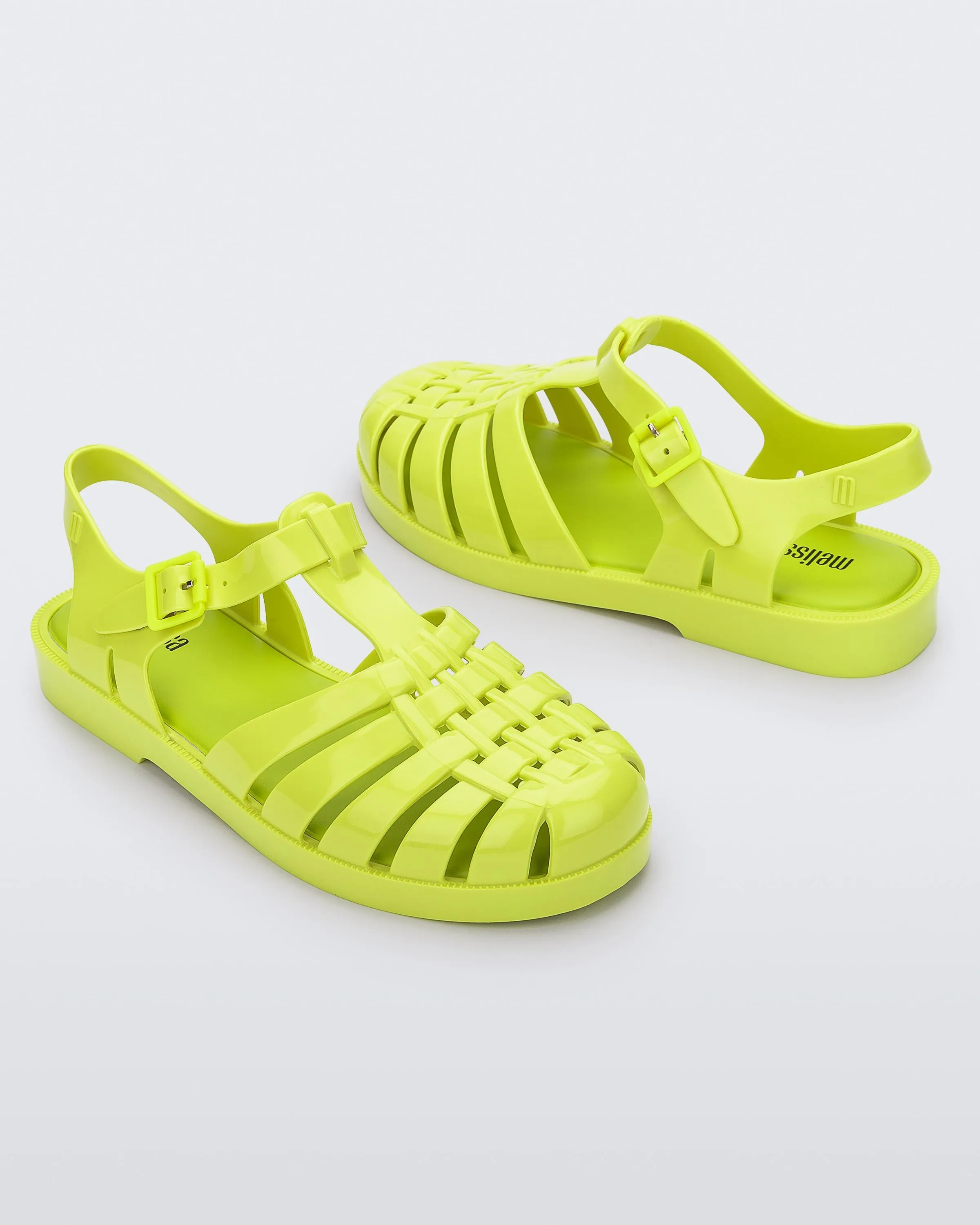 Melissa Possession AD Neon Yellow Flat Sandal For Women