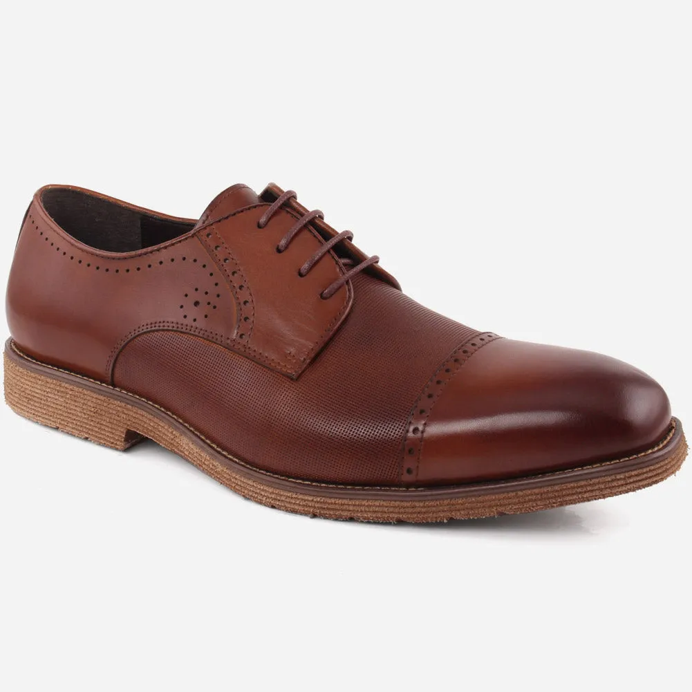 Men "JAMIE" Squared Teo Lace Up Shoes