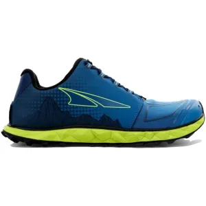 Men's Altra Superior 4.5, Blue/Lime, 9 D Medium