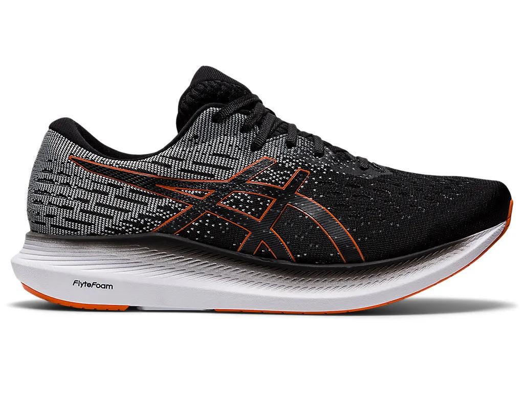 Men's Asics Evoride 2, Black/Marigold Orange, 13 D Medium