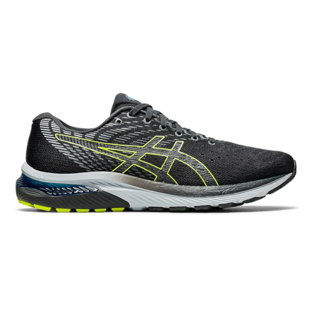 Men's Asics Gel-Cumulus 22, Graphite Grey/Lime Zest, 12.5 D Medium