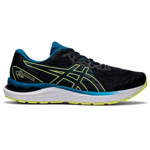 Men's Asics Gel-Cumulus 23, Black/Glow Yellow, 11 D Medium