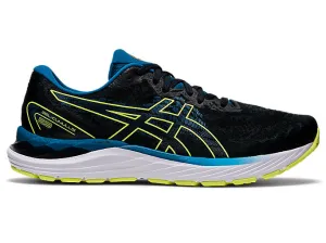 Men's Asics Gel-Cumulus 23, Black/Glow Yellow, 12 D Medium