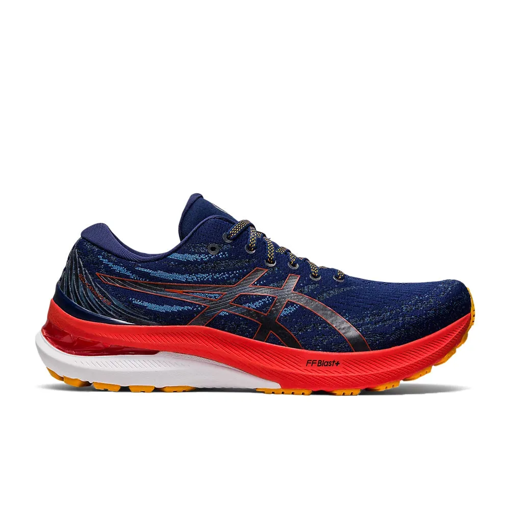 Men's Asics Gel-Kayano 29, Deep Ocean/Cherry Tomato, 8 2E Wide