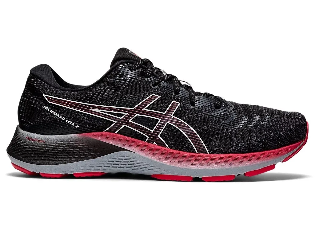 Men's Asics Gel-Kayano Lite 2, Black/White, 9 D Medium