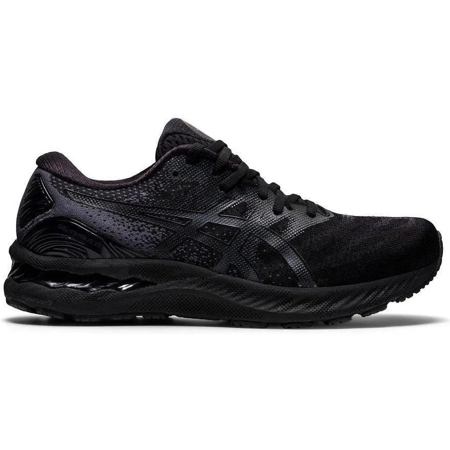 Men's Asics GEL-Nimbus 23, Black/Black, 12 D Medium