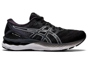 Men's Asics Gel-Nimbus 23, Black/White, 9.5 D Medium