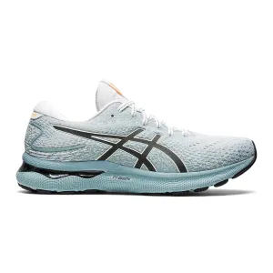 Men's Asics GEL-Nimbus 24, Light Steel/White, 11.5 D Medium