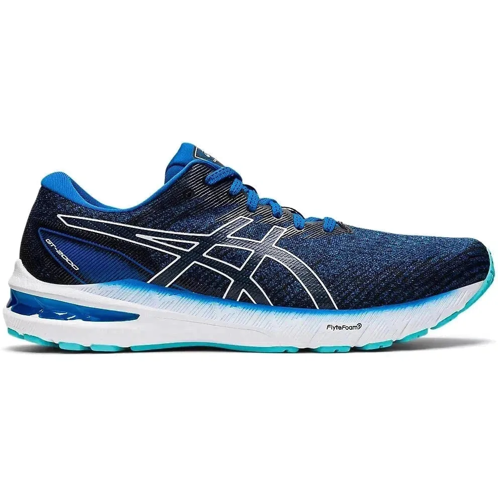 Men's Asics GT-2000 10, Lake Drive/White, 10 D Medium