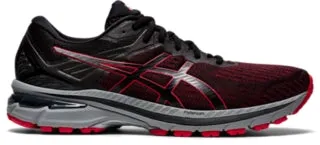 Men's Asics GT-2000 9, Black/Classic Red, 13 D Medium