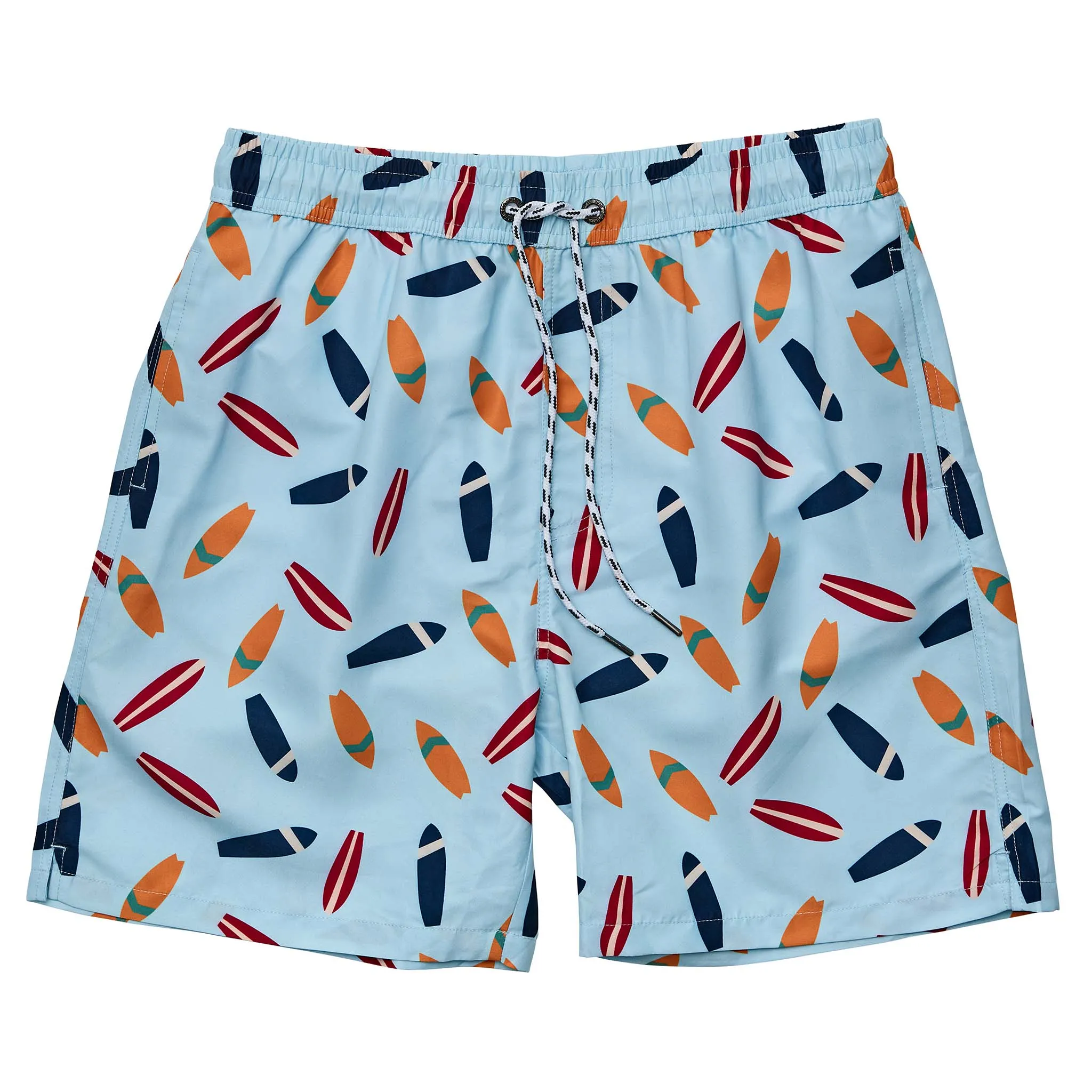 Mens Retro Surf Volley Board Short