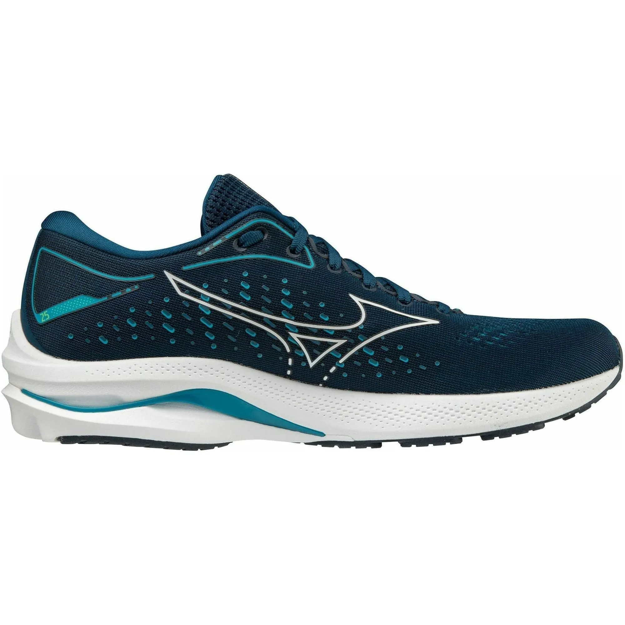 Mizuno Wave Rider 25 Mens Running Shoes - Blue