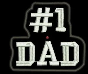 ML188452 No 1 Dad 4x4 Patch