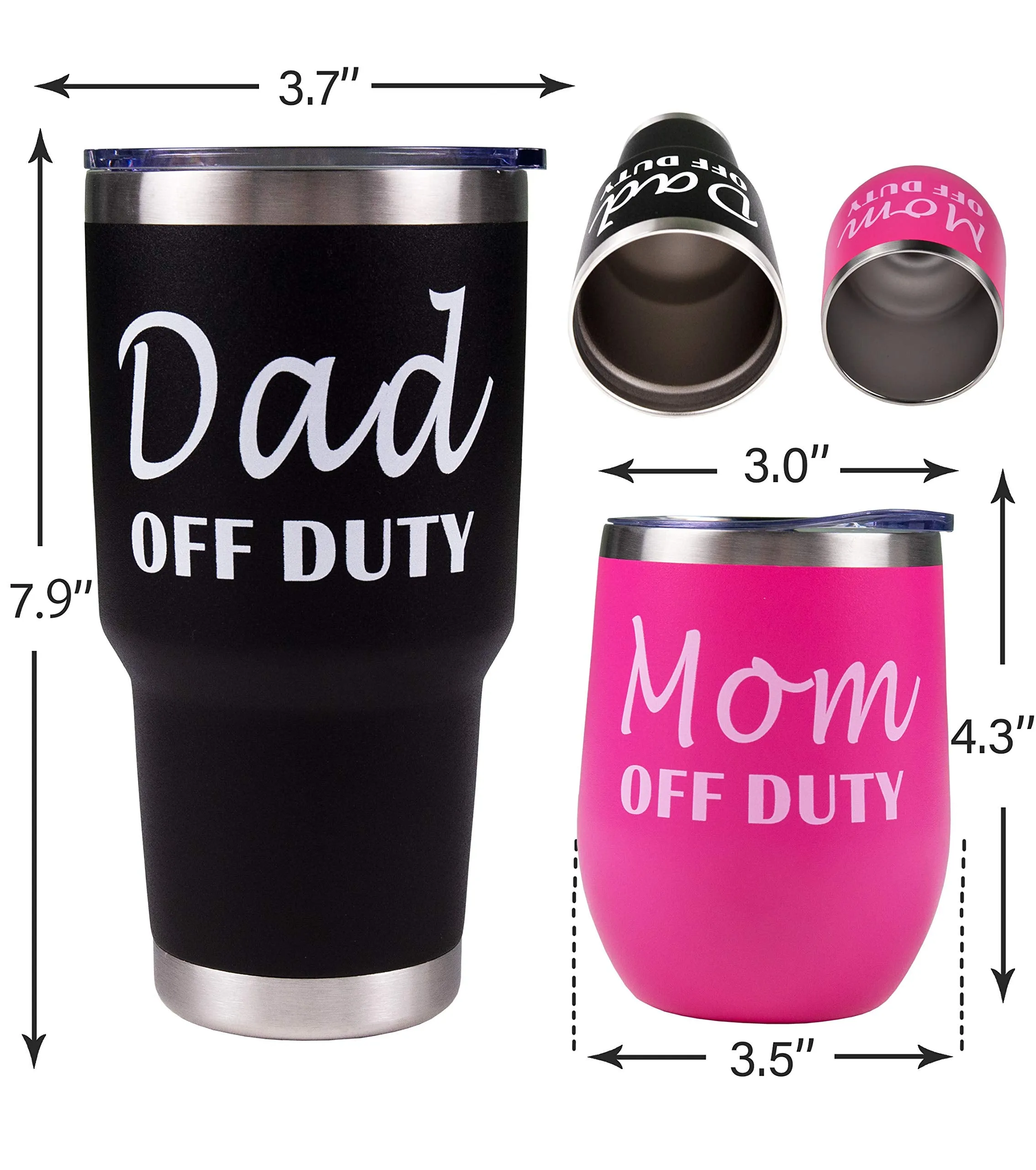 Mom and Dad Off Duty Gift Set, Funny Mom and Dad Gifts, Mom Off Duty, Dad Off Duty, Mom