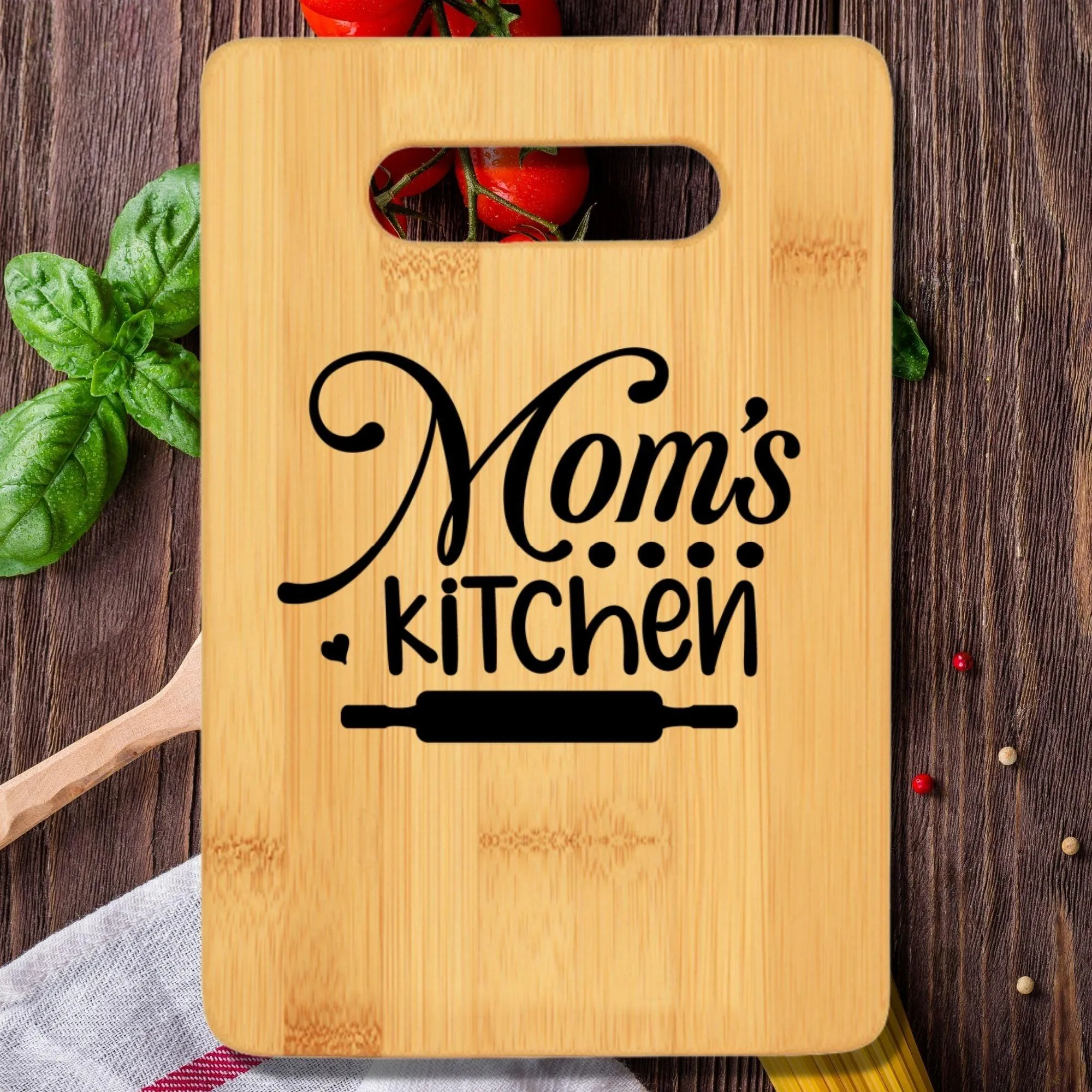 Mom's Kitchen Cutting Board