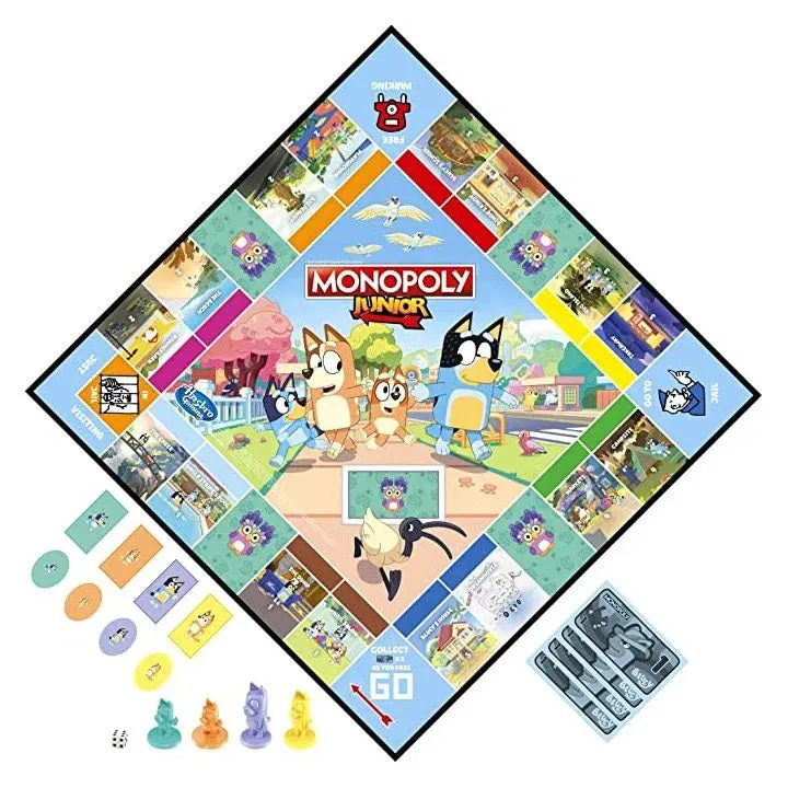 Monopoly Junior Bluey Edition Board Game