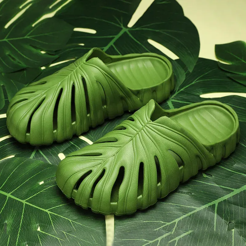 Monstera Slides Unisex Gardening Shoes