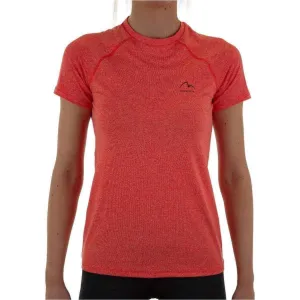 More Mile Train To Run Short Sleeve Womens Running Top - Orange