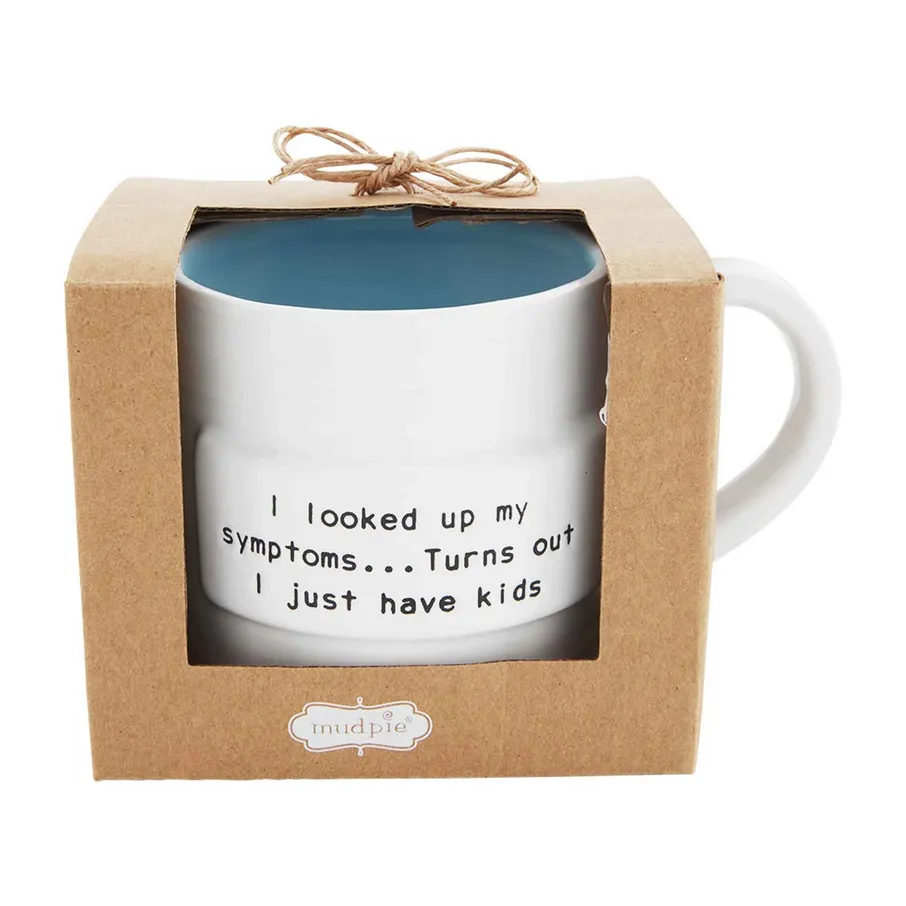 Mudpie Mom and Dad Sentiment Mugs