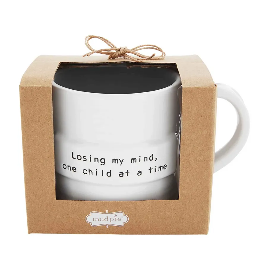 Mudpie Mom and Dad Sentiment Mugs