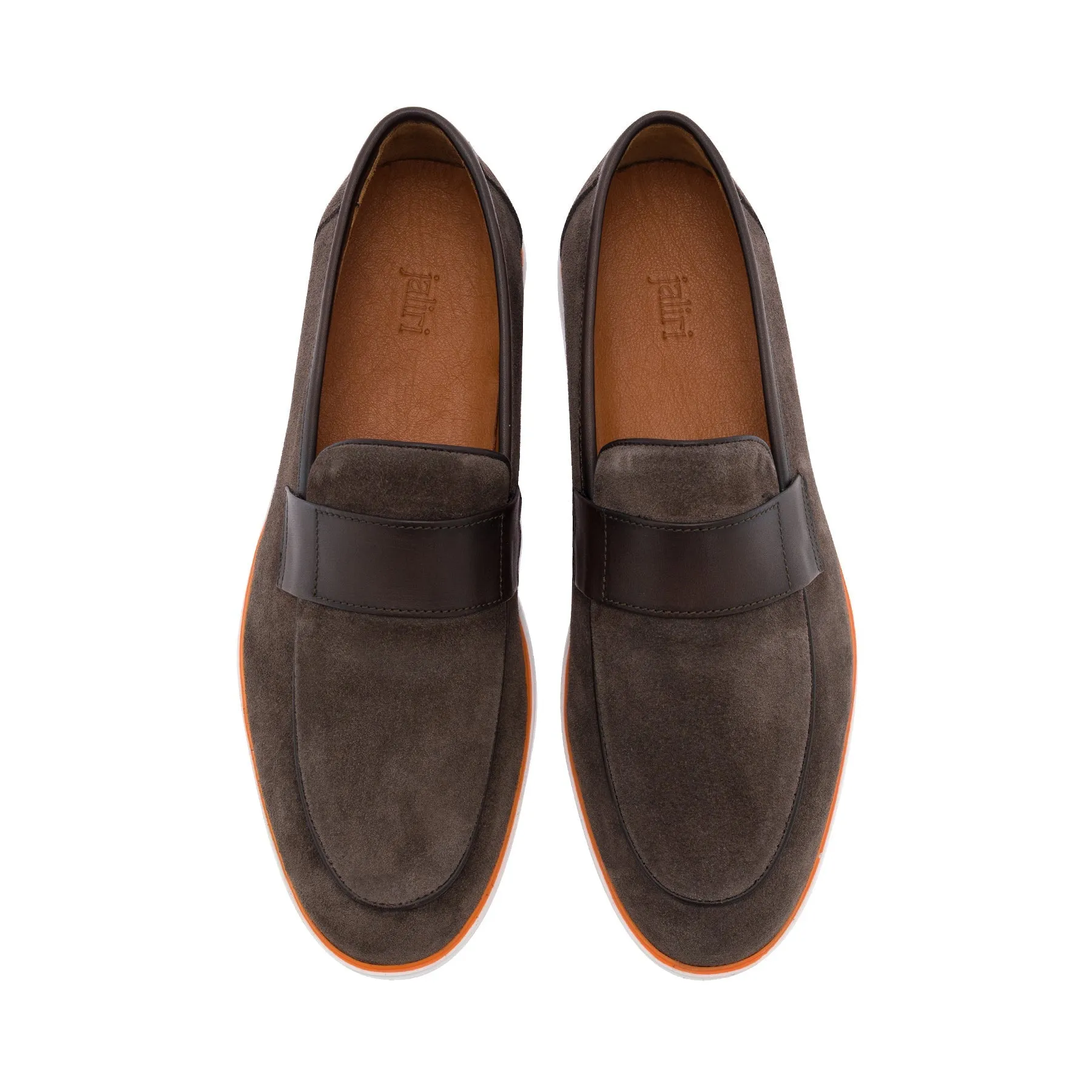 Myles Grey Suede Loafer